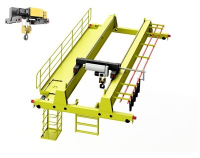 電気ホイスト付き二重桁橋クレーン