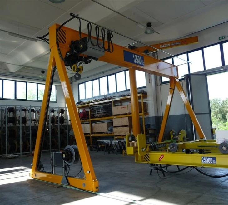 electric hoist single girder gantry crane(1)