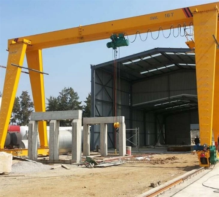 electric hoist single girder gantry crane(2)